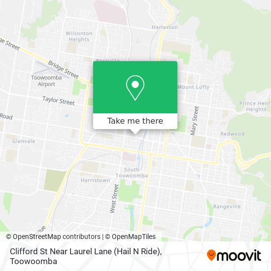 Clifford St Near Laurel Lane (Hail N Ride) map