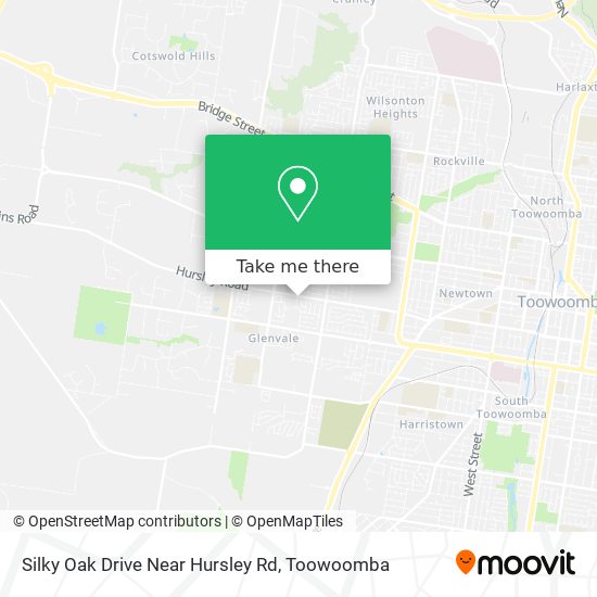 Mapa Silky Oak Drive Near Hursley Rd