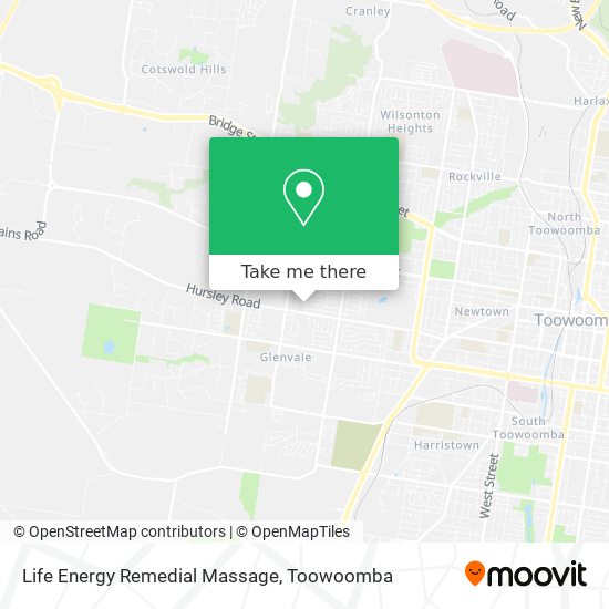 Life Energy Remedial Massage map