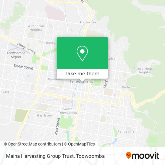 Maina Harvesting Group Trust map