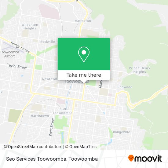 Seo Services Toowoomba map