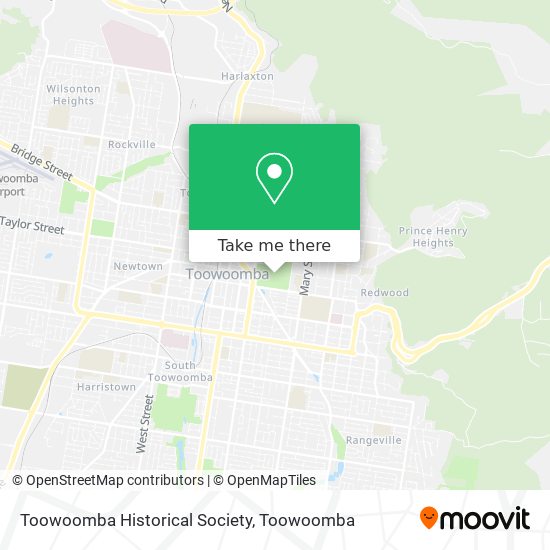 Toowoomba Historical Society map