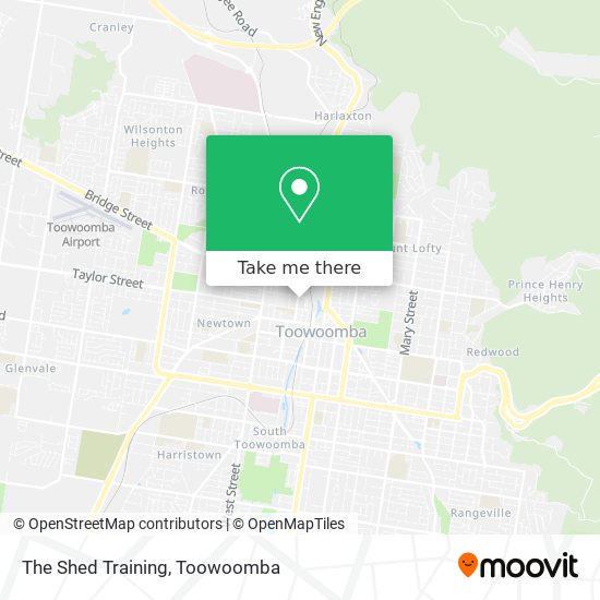 The Shed Training map