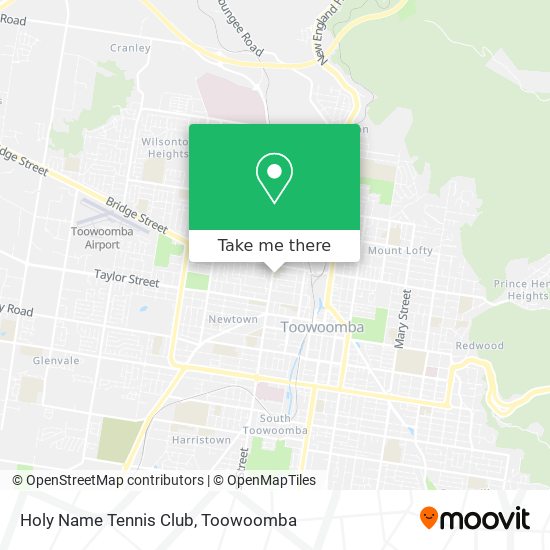 Holy Name Tennis Club map