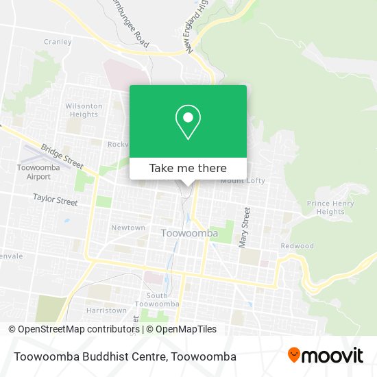 Toowoomba Buddhist Centre map