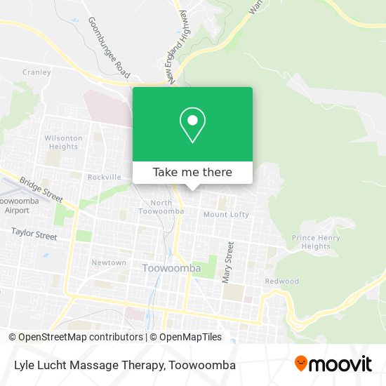Lyle Lucht Massage Therapy map