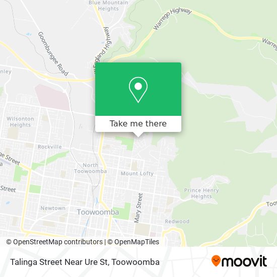 Talinga Street Near Ure St map