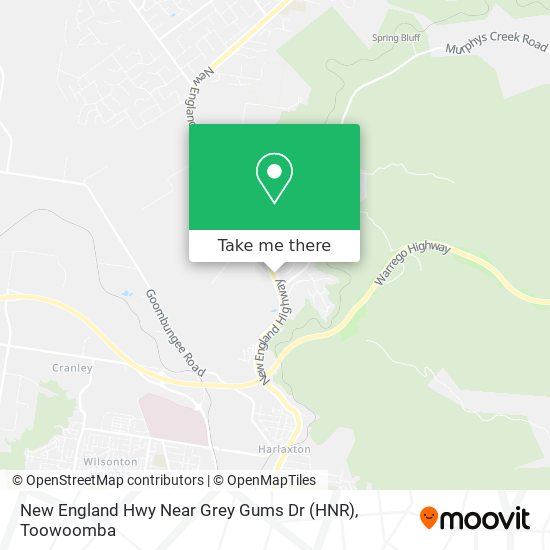 Mapa New England Hwy Near Grey Gums Dr (HNR)