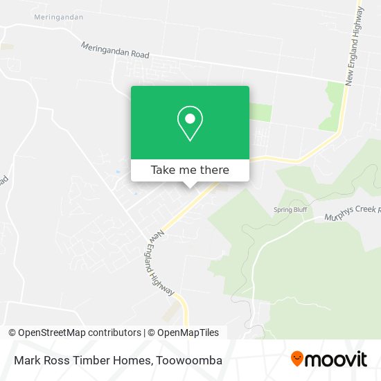 Mark Ross Timber Homes map