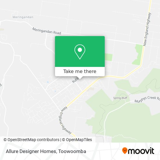 Allure Designer Homes map