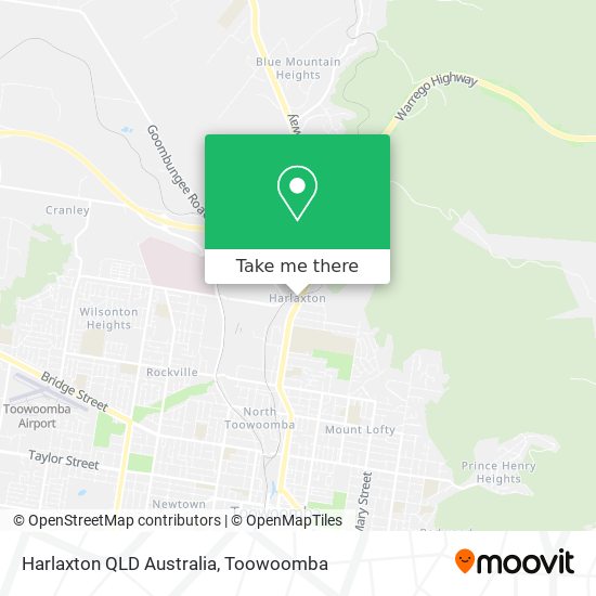 Mapa Harlaxton QLD Australia
