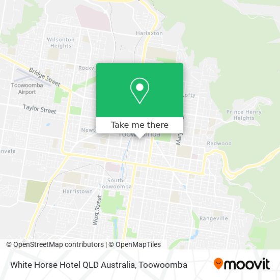 Mapa White Horse Hotel QLD Australia