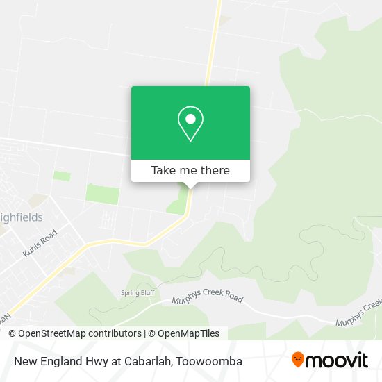 New England Hwy at Cabarlah map