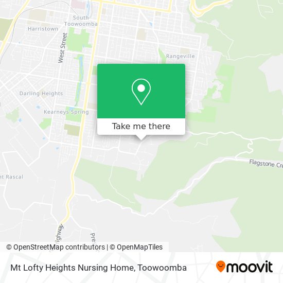 Mapa Mt Lofty Heights Nursing Home