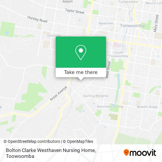 Bolton Clarke Westhaven Nursing Home map