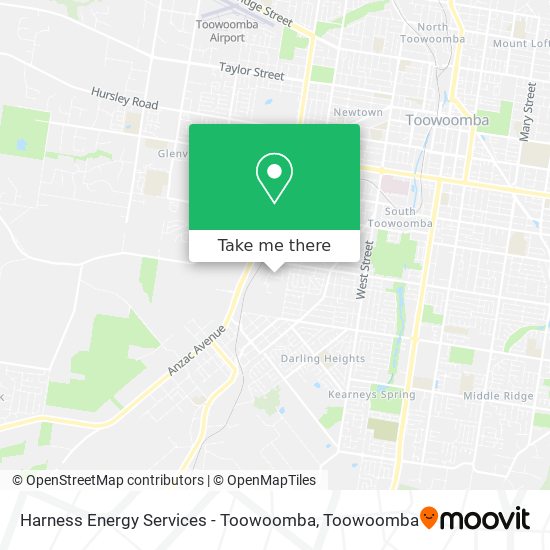 Harness Energy Services - Toowoomba map