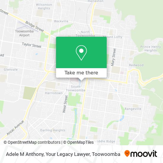 Adele M Anthony, Your Legacy Lawyer map