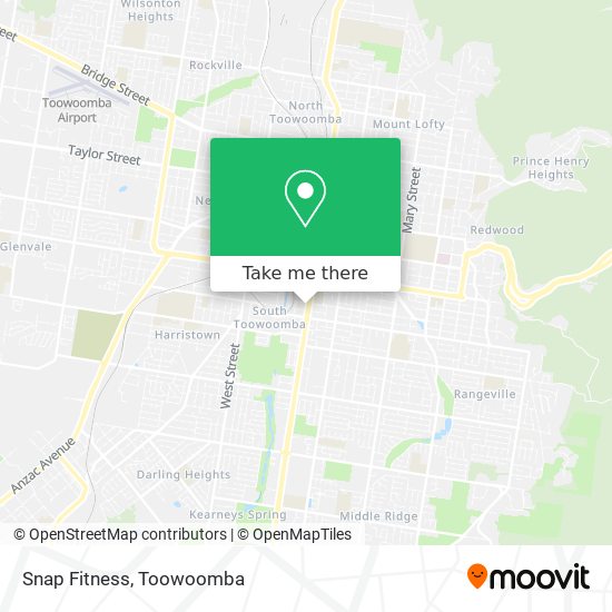 Snap Fitness map