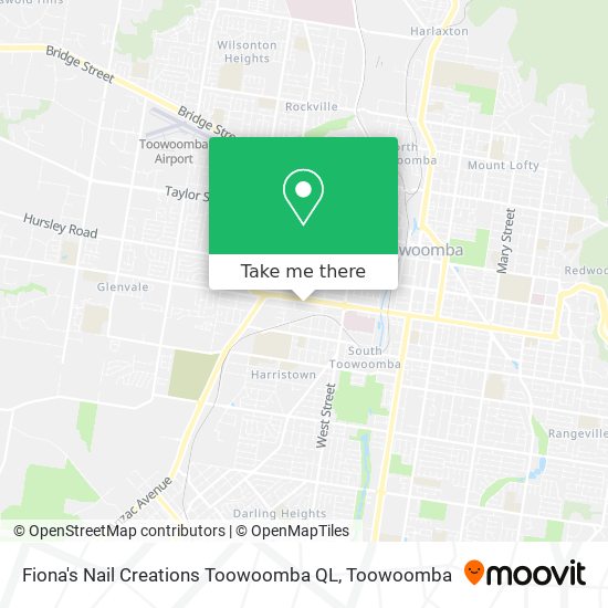 Fiona's Nail Creations Toowoomba QL map
