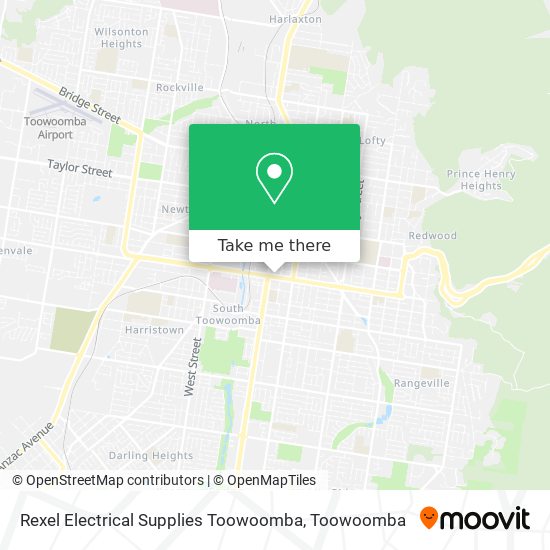 Rexel Electrical Supplies Toowoomba map