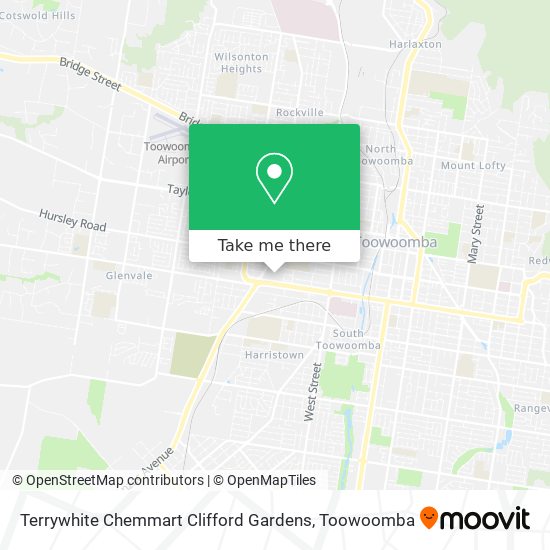 Terrywhite Chemmart Clifford Gardens map