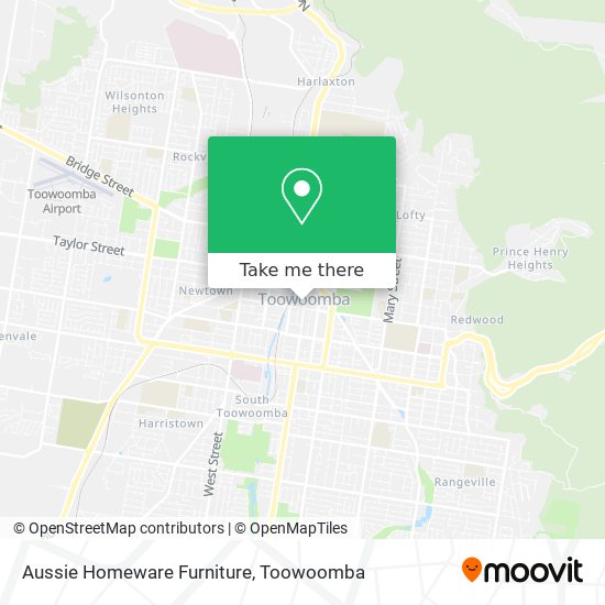 Aussie Homeware Furniture map