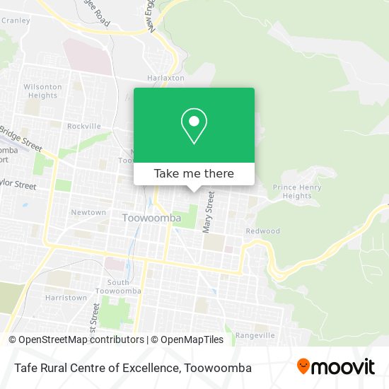 Tafe Rural Centre of Excellence map