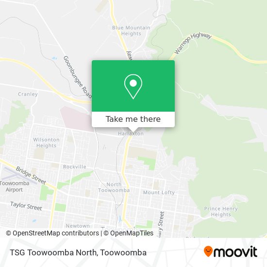 TSG Toowoomba North map