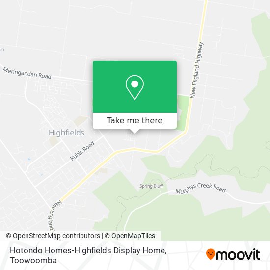 Hotondo Homes-Highfields Display Home map