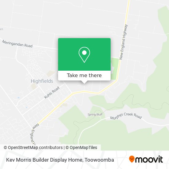 Mapa Kev Morris Builder Display Home