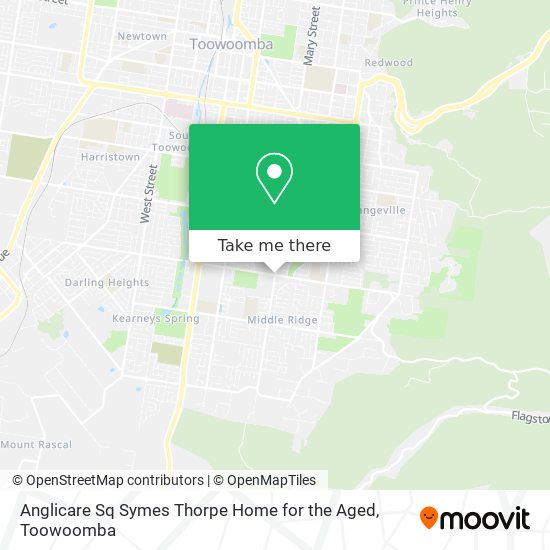 Anglicare Sq Symes Thorpe Home for the Aged map