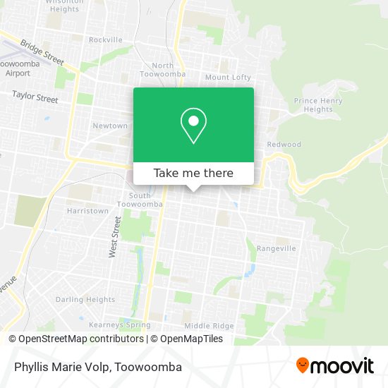 Phyllis Marie Volp map
