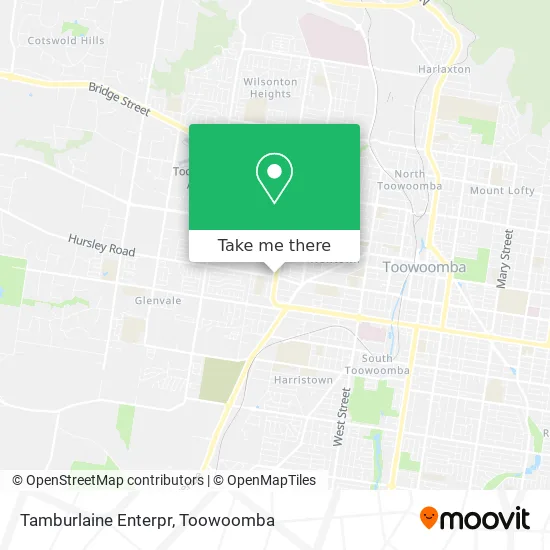 Tamburlaine Enterpr map