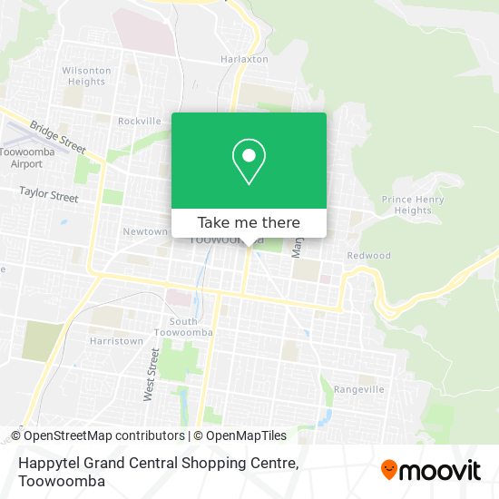 Mapa Happytel Grand Central Shopping Centre