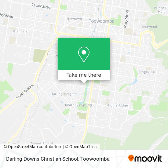 Darling Downs Christian School map