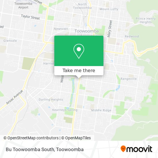 Bu Toowoomba South map