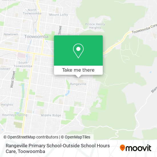 Mapa Rangeville Primary School-Outside School Hours Care