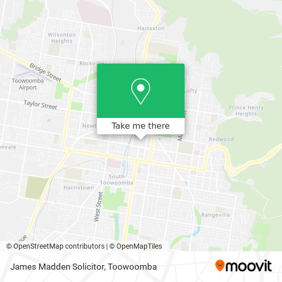 James Madden Solicitor map