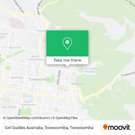 Mapa Girl Guides Australia, Toowoomba
