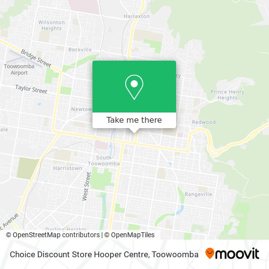 Choice Discount Store Hooper Centre map