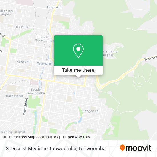 Mapa Specialist Medicine Toowoomba