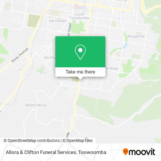 Allora & Clifton Funeral Services map