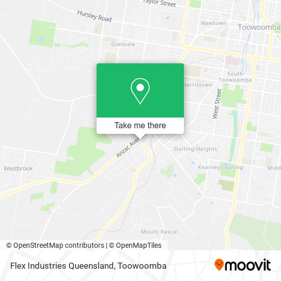 Mapa Flex Industries Queensland