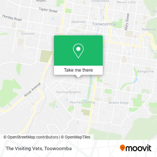 The Visiting Vets map