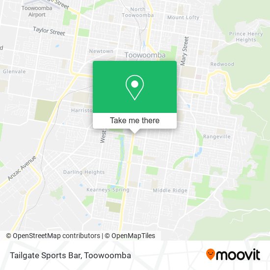 Tailgate Sports Bar map