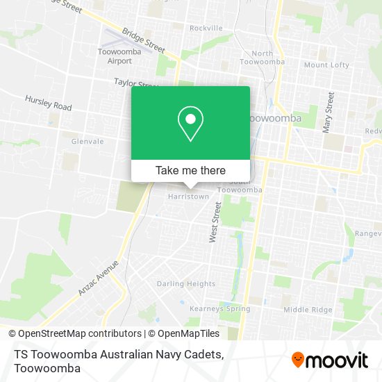 TS Toowoomba Australian Navy Cadets map