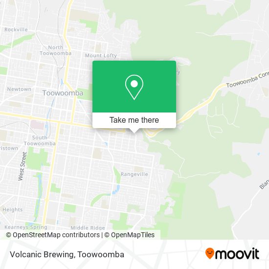 Volcanic Brewing map