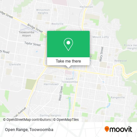 Open Range map