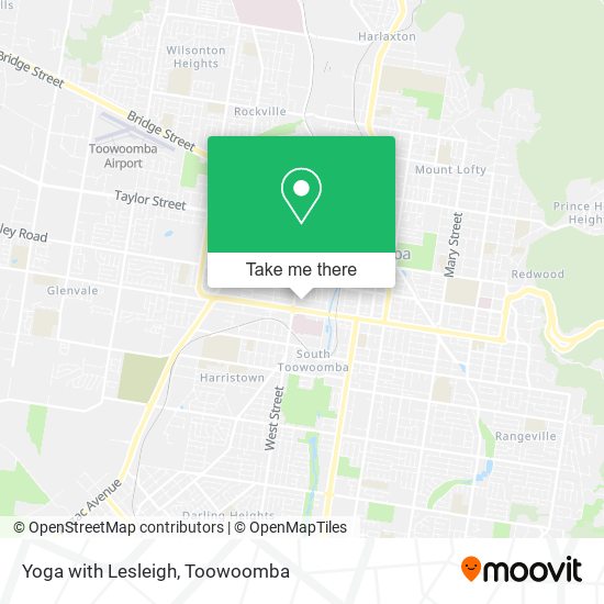 Yoga with Lesleigh map