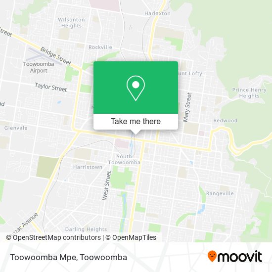 Toowoomba Mpe map